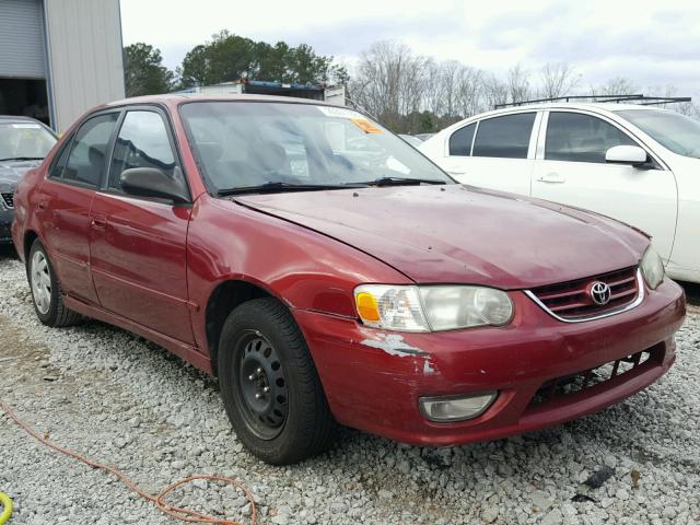 1NXBR12E31Z452575 - 2001 TOYOTA COROLLA CE RED photo 1