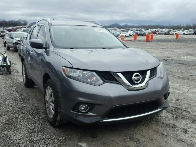 KNMAT2MV3GP676215 - 2016 NISSAN ROGUE S GRAY photo 1