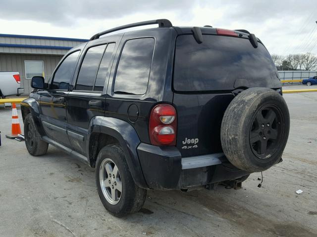 1J4GL38K55W647876 - 2005 JEEP LIBERTY RE BLACK photo 3