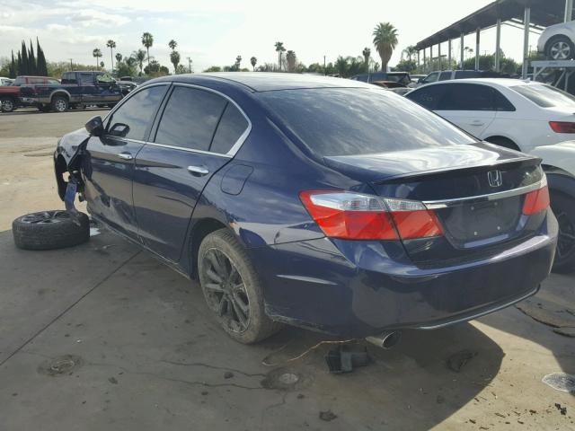 1HGCR2F57DA172125 - 2013 HONDA ACCORD SPO BLUE photo 3