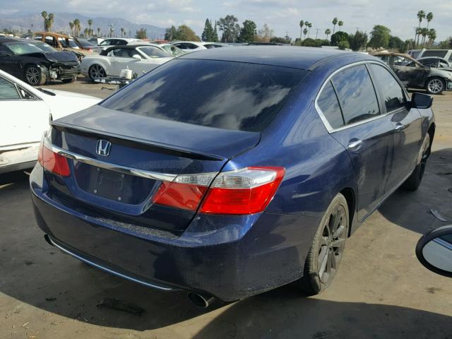 1HGCR2F57DA172125 - 2013 HONDA ACCORD SPO BLUE photo 4