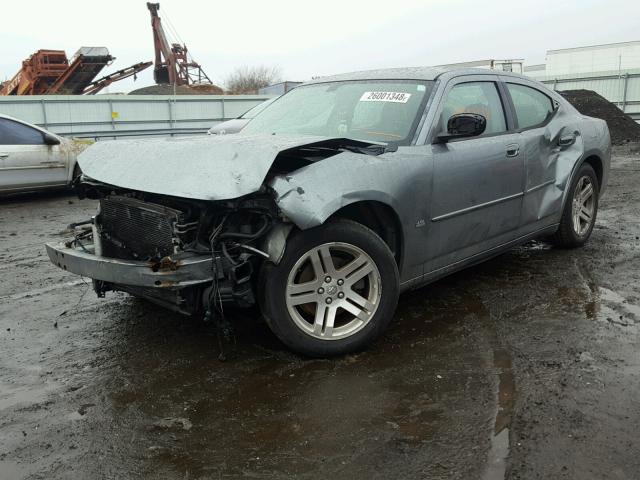 2B3KA43G56H536907 - 2006 DODGE CHARGER SE GRAY photo 2