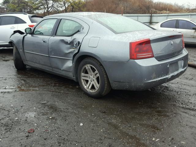 2B3KA43G56H536907 - 2006 DODGE CHARGER SE GRAY photo 3