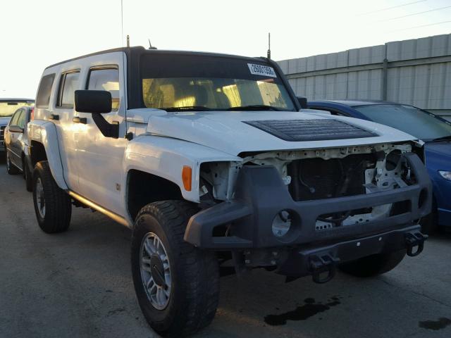 5GTDN13E978188375 - 2007 HUMMER H3 WHITE photo 1