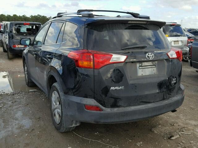 2T3BFREV4EW197984 - 2014 TOYOTA RAV4 LE BLACK photo 3