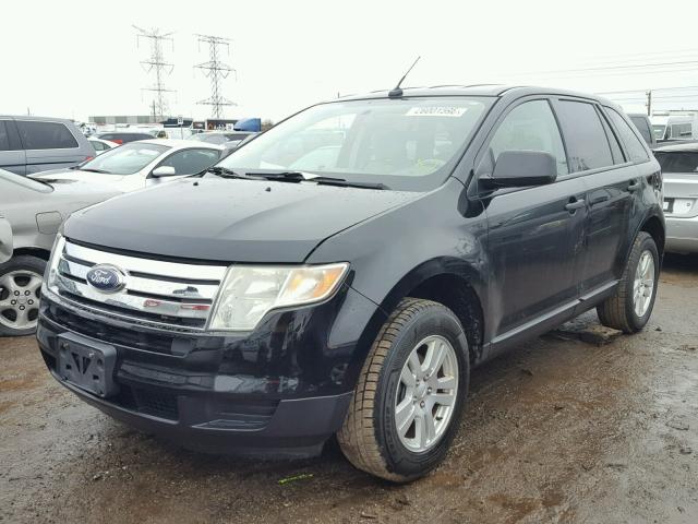 2FMDK36C08BA69498 - 2008 FORD EDGE SE BLACK photo 2