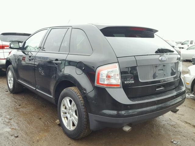 2FMDK36C08BA69498 - 2008 FORD EDGE SE BLACK photo 3