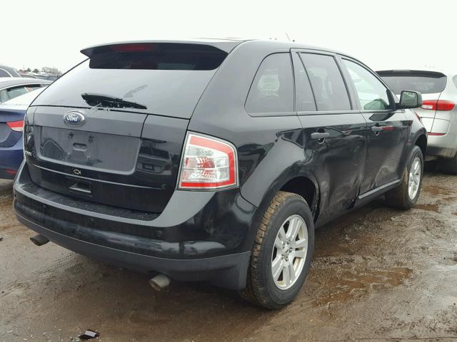 2FMDK36C08BA69498 - 2008 FORD EDGE SE BLACK photo 4