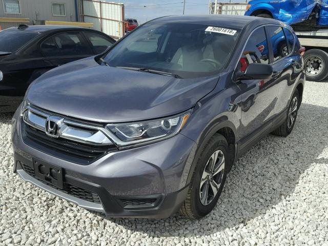 5J6RW5H3XHL004157 - 2017 HONDA CR-V LX BLUE photo 2