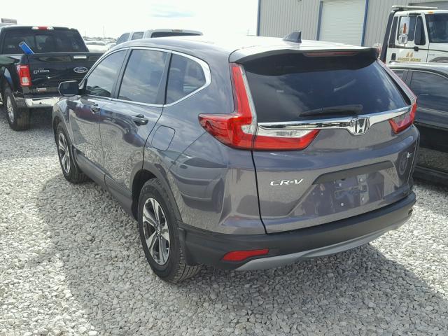 5J6RW5H3XHL004157 - 2017 HONDA CR-V LX BLUE photo 3