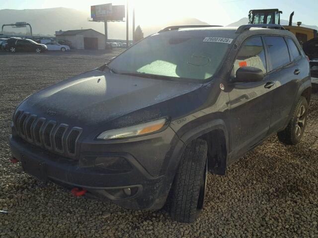 1C4PJMBS8FW787075 - 2015 JEEP CHEROKEE T BLACK photo 2