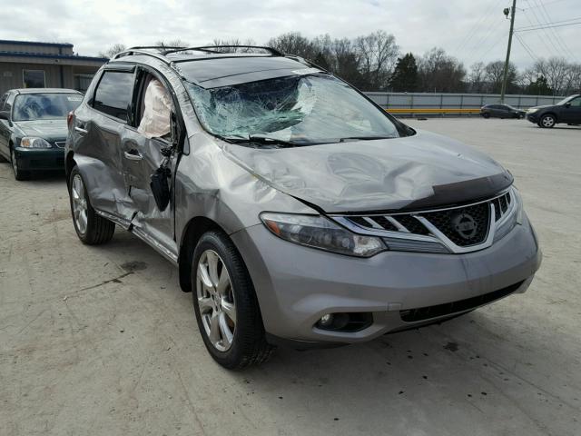 JN8AZ1MU1CW107724 - 2012 NISSAN MURANO S GRAY photo 9