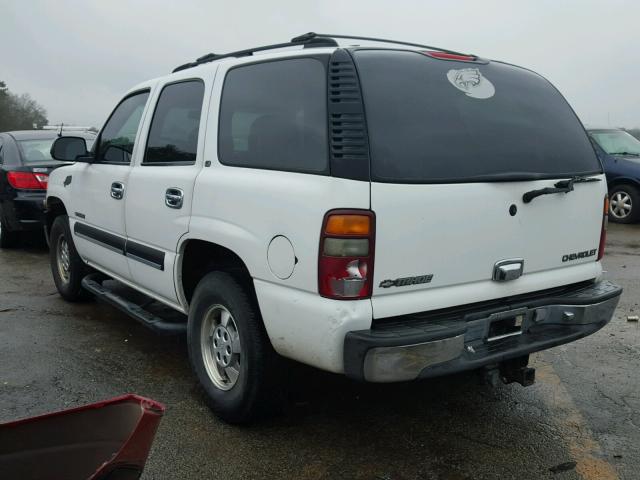 1GNEC13T41J109508 - 2001 CHEVROLET TAHOE C150 WHITE photo 3