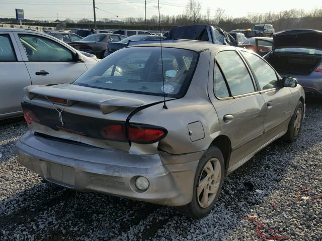 1G2JB524227205197 - 2002 PONTIAC SUNFIRE SE GOLD photo 4