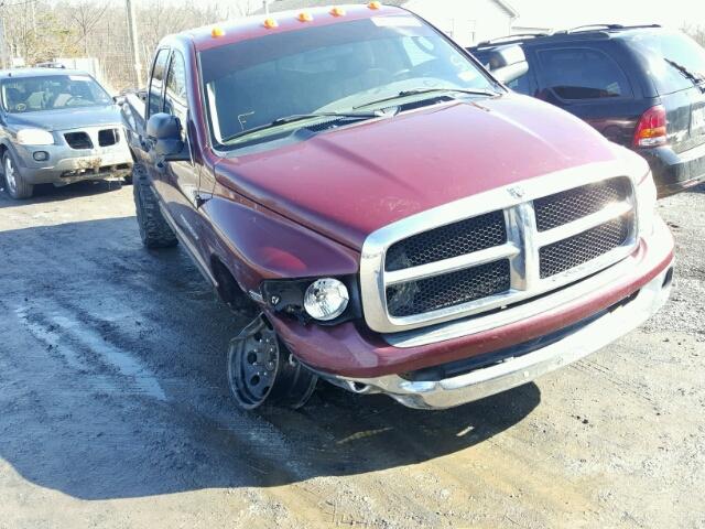 1D7KU28D13J594716 - 2003 DODGE RAM 2500 S RED photo 1