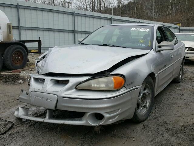 1G2NW52E62M534176 - 2002 PONTIAC GRAND AM G SILVER photo 2