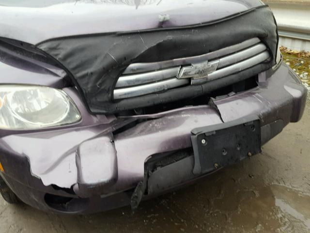 3GNDA33P57S536445 - 2007 CHEVROLET HHR LT PURPLE photo 9