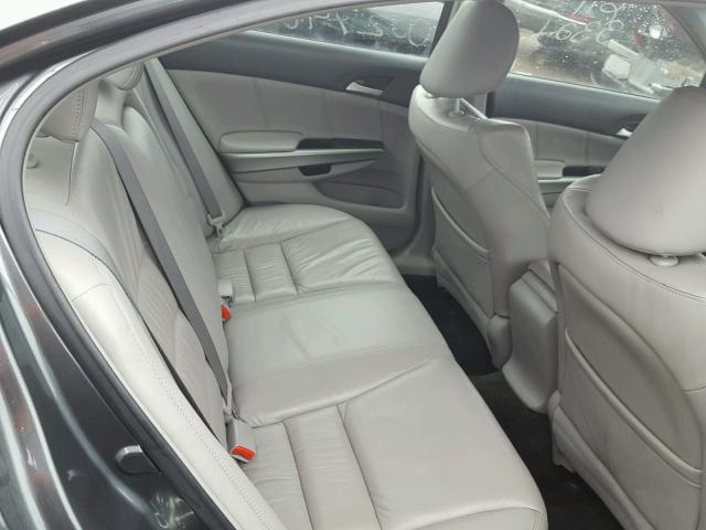 1HGCP36859A002746 - 2009 HONDA ACCORD EXL GRAY photo 6