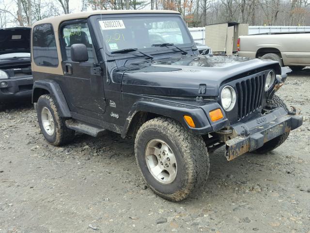 1J4FA59S53P356586 - 2003 JEEP WRANGLER / BLACK photo 1