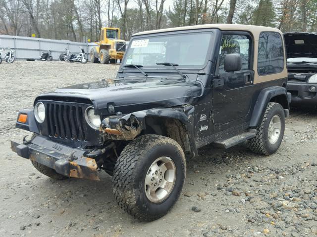 1J4FA59S53P356586 - 2003 JEEP WRANGLER / BLACK photo 2