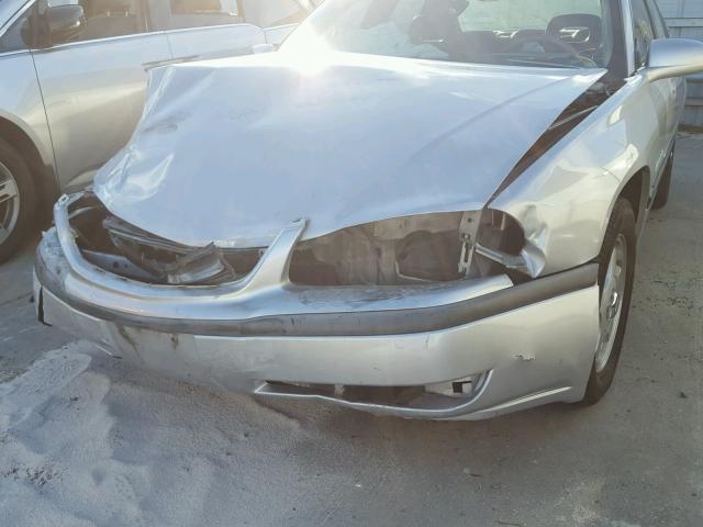 2G1WH55K419105117 - 2001 CHEVROLET IMPALA LS SILVER photo 9