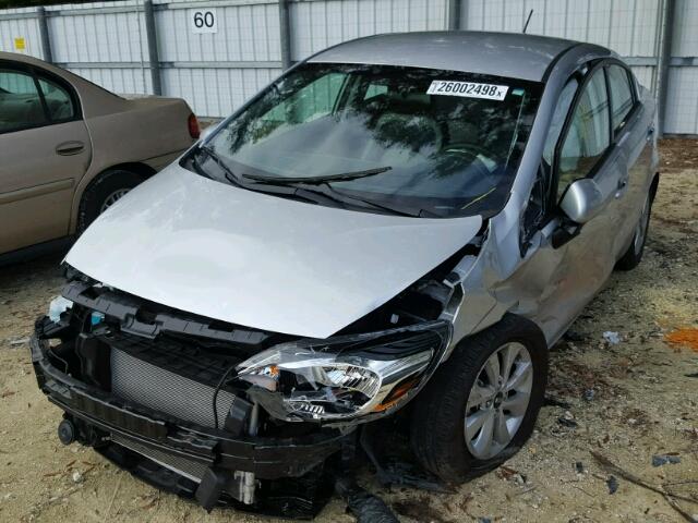 KNADM4A34H6062366 - 2017 KIA RIO LX SILVER photo 2