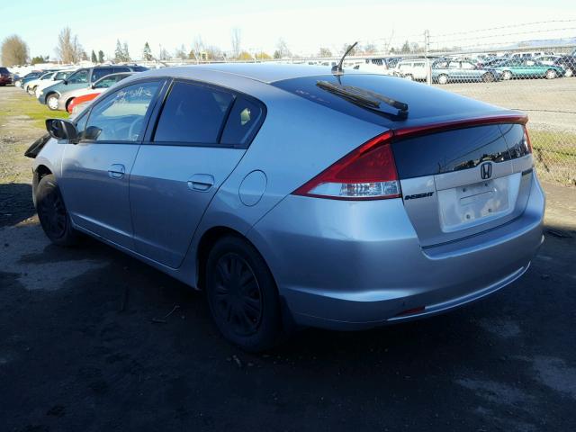 JHMZE2H59AS022829 - 2010 HONDA INSIGHT LX SILVER photo 3