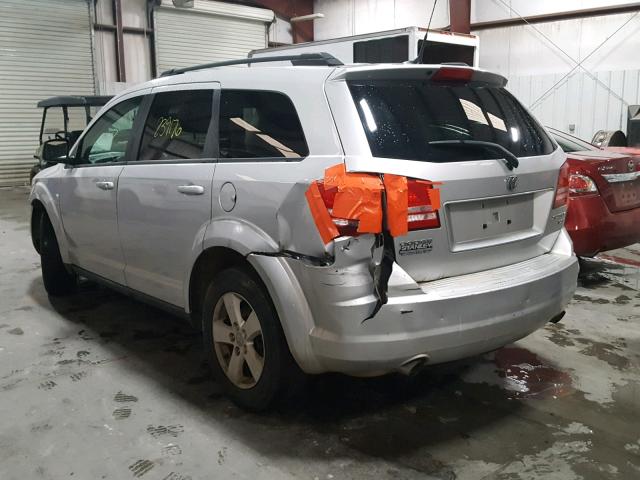 3D4PG5FV1AT102277 - 2010 DODGE JOURNEY SX SILVER photo 3