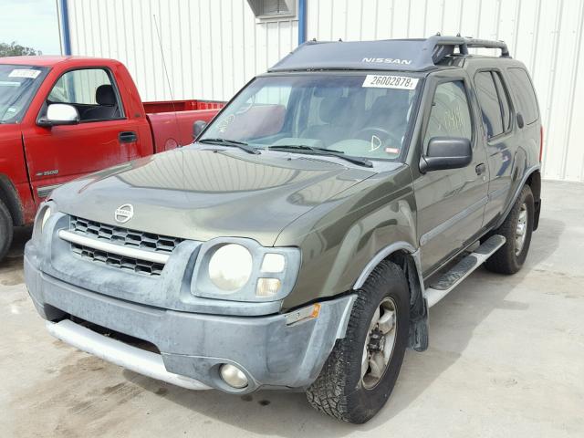 5N1ED28Y44C675026 - 2004 NISSAN XTERRA XE GREEN photo 2