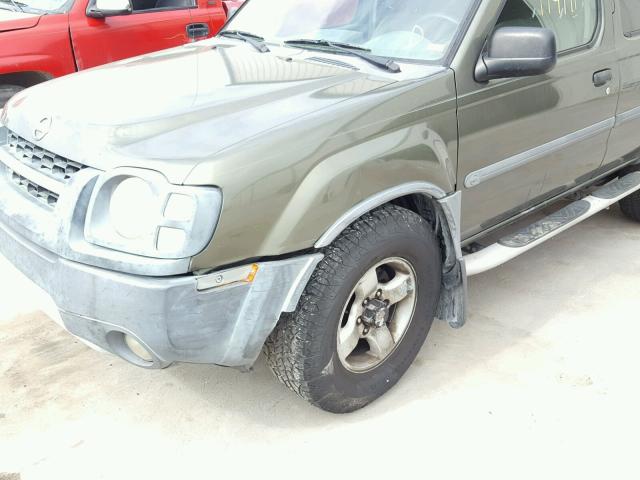 5N1ED28Y44C675026 - 2004 NISSAN XTERRA XE GREEN photo 9