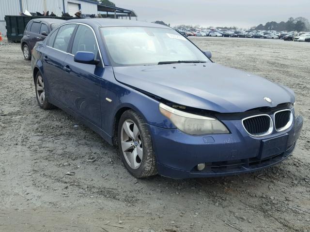 WBANA73555B813670 - 2005 BMW 530 I BLUE photo 1