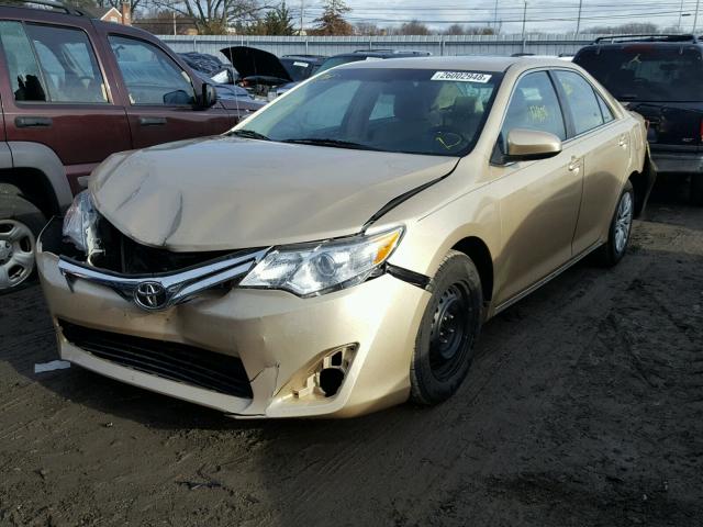 4T1BF1FK4CU089263 - 2012 TOYOTA CAMRY BASE GOLD photo 2