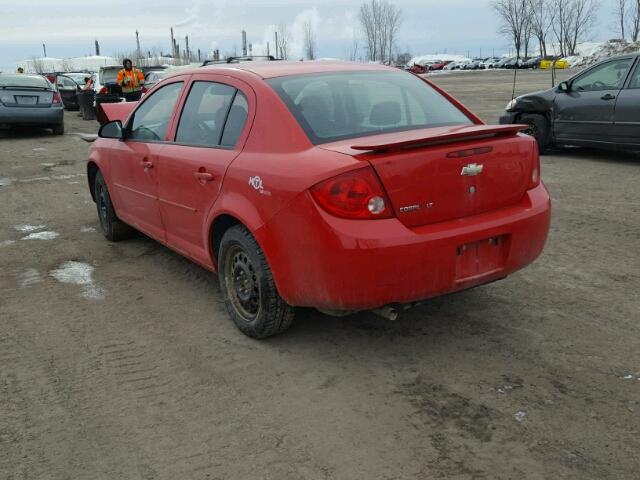 1G1AD5F58A7200022 - 2010 CHEVROLET COBALT 1LT RED photo 3