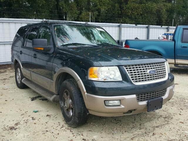 1FMEU17W54LA14373 - 2004 FORD EXPEDITION GREEN photo 1