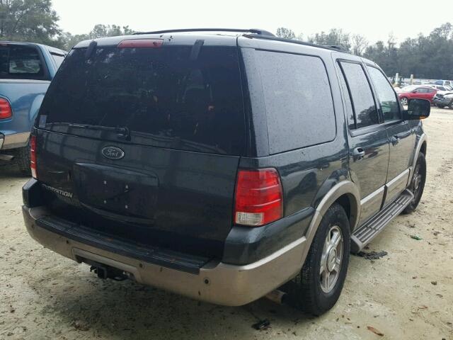 1FMEU17W54LA14373 - 2004 FORD EXPEDITION GREEN photo 4