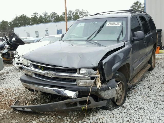 1GNEK13T31R121766 - 2001 CHEVROLET TAHOE K150 GRAY photo 2