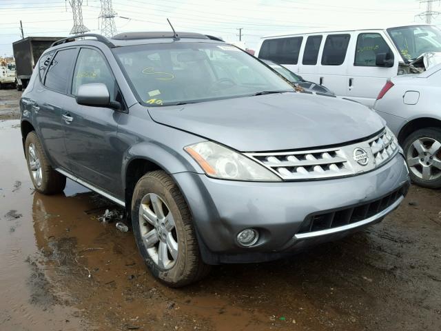 JN8AZ08W27W603708 - 2007 NISSAN MURANO SL GRAY photo 1