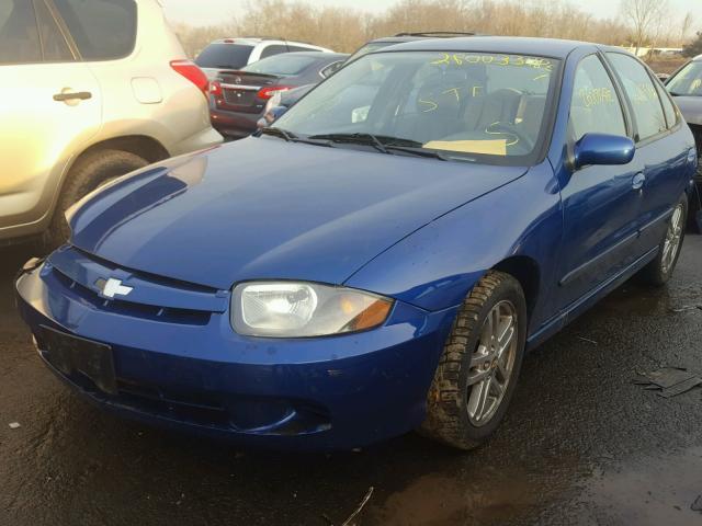 1G1JH52F847253844 - 2004 CHEVROLET CAVALIER L BLUE photo 2