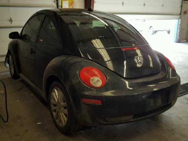 3VWRW31C68M508947 - 2008 VOLKSWAGEN NEW BEETLE BLACK photo 3