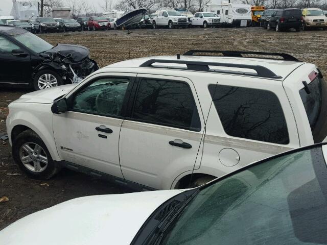 1FMCU5K31AKD27949 - 2010 FORD ESCAPE HYB WHITE photo 3