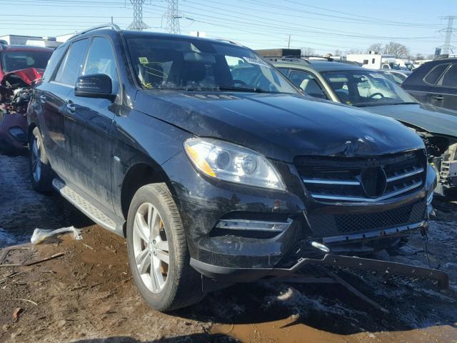 4JGDA5HB7CA018359 - 2012 MERCEDES-BENZ ML 350 4MA BLACK photo 1