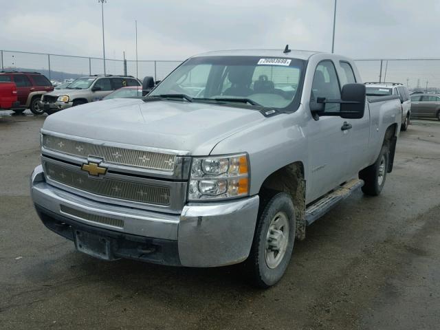 1GC5KVBG9AZ187954 - 2010 CHEVROLET SILVERADO SILVER photo 2