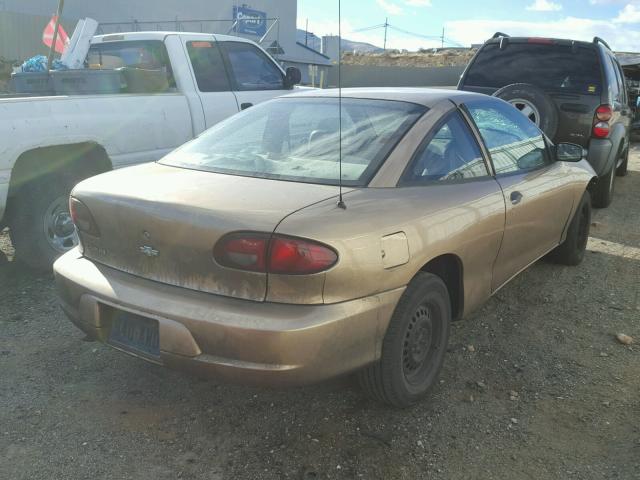 1G1JC1243Y7255190 - 2000 CHEVROLET CAVALIER GOLD photo 4