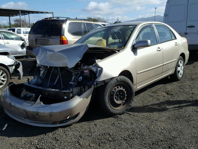 1NXBR32E25Z496956 - 2005 TOYOTA COROLLA GOLD photo 2