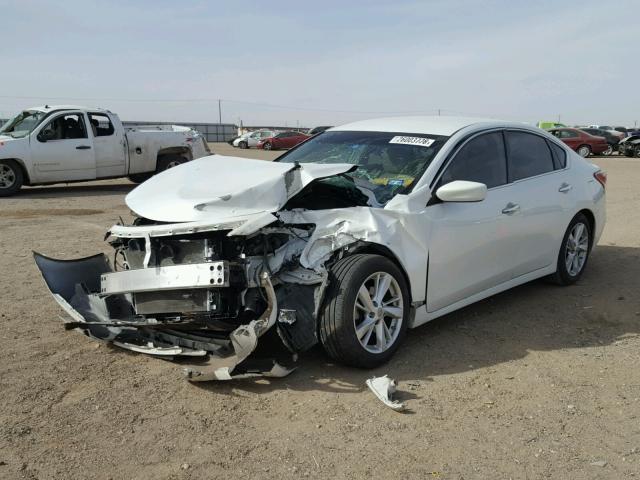 1N4AL3AP9DN551776 - 2013 NISSAN ALTIMA 2.5 WHITE photo 2