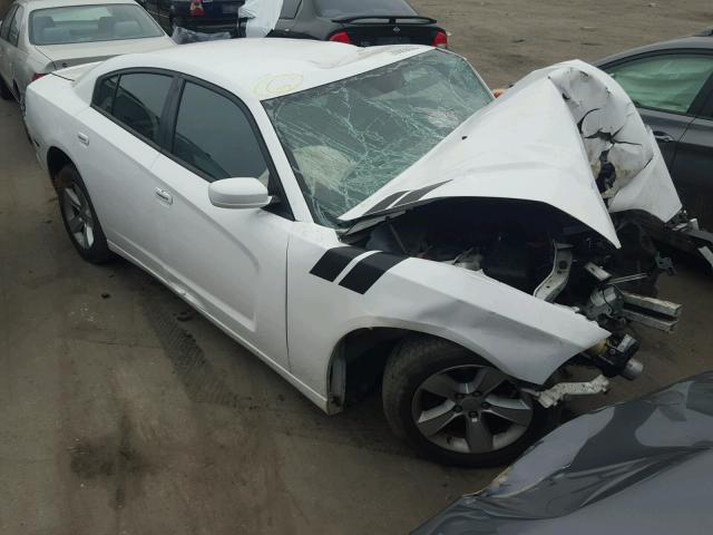 2B3CL3CG1BH545509 - 2011 DODGE CHARGER WHITE photo 1