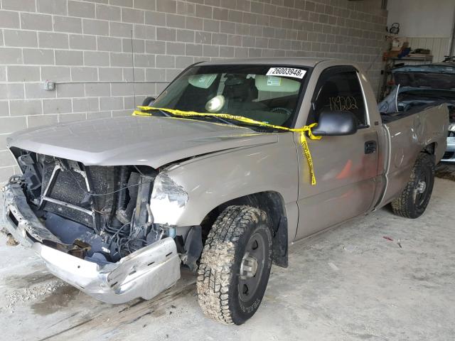 1GCEC14X84Z288006 - 2004 CHEVROLET SILVERADO TAN photo 2