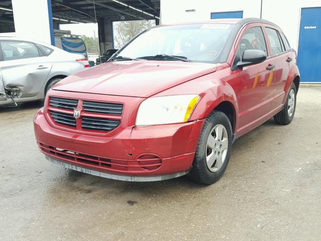 1B3HB28A99D204552 - 2009 DODGE CALIBER SE BURGUNDY photo 2