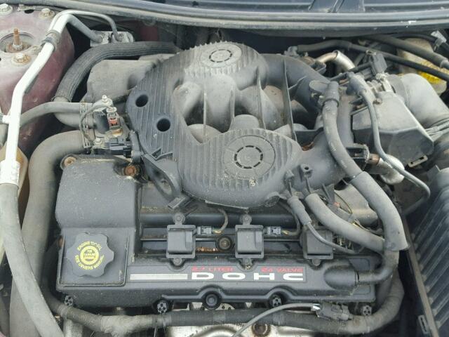 1B3AL56R12N114479 - 2002 DODGE STRATUS ES RED photo 7