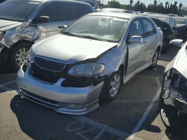 1NXBR32E34Z229372 - 2004 TOYOTA COROLLA SILVER photo 2